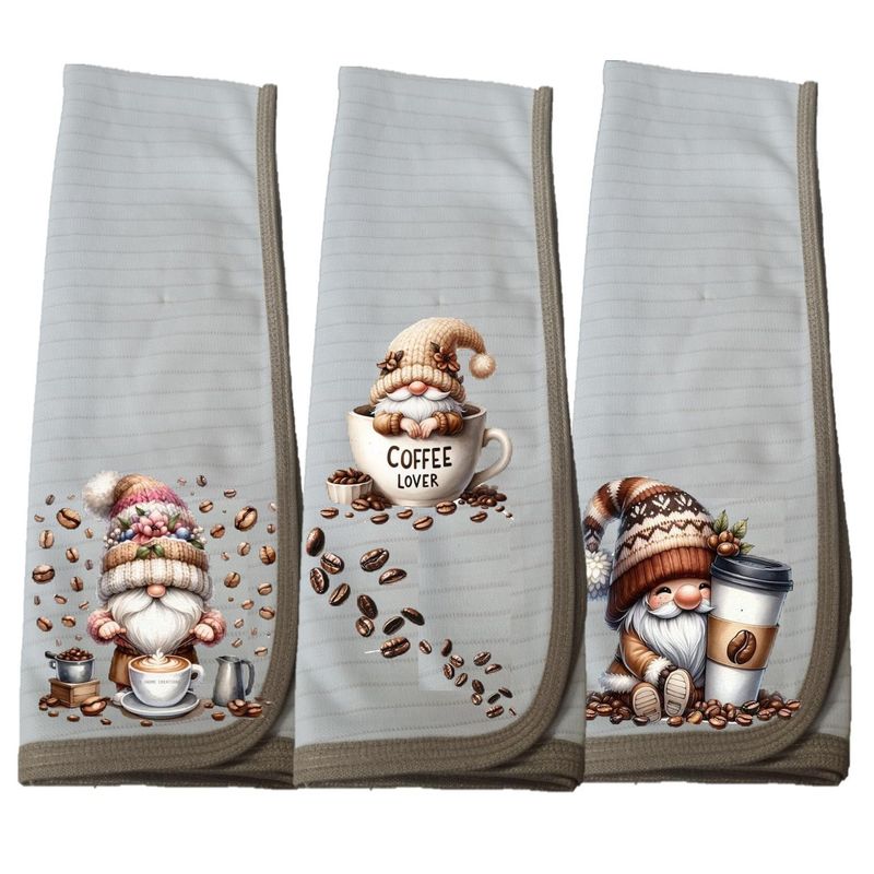 DCOBRE - Pack 3 Paños de Loza grueso con Cobre, Duende Coffee 2