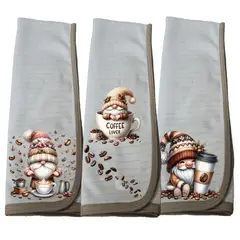 DCOBRE - Pack 3 Paños de Loza grueso con Cobre, Duende Coffee 2