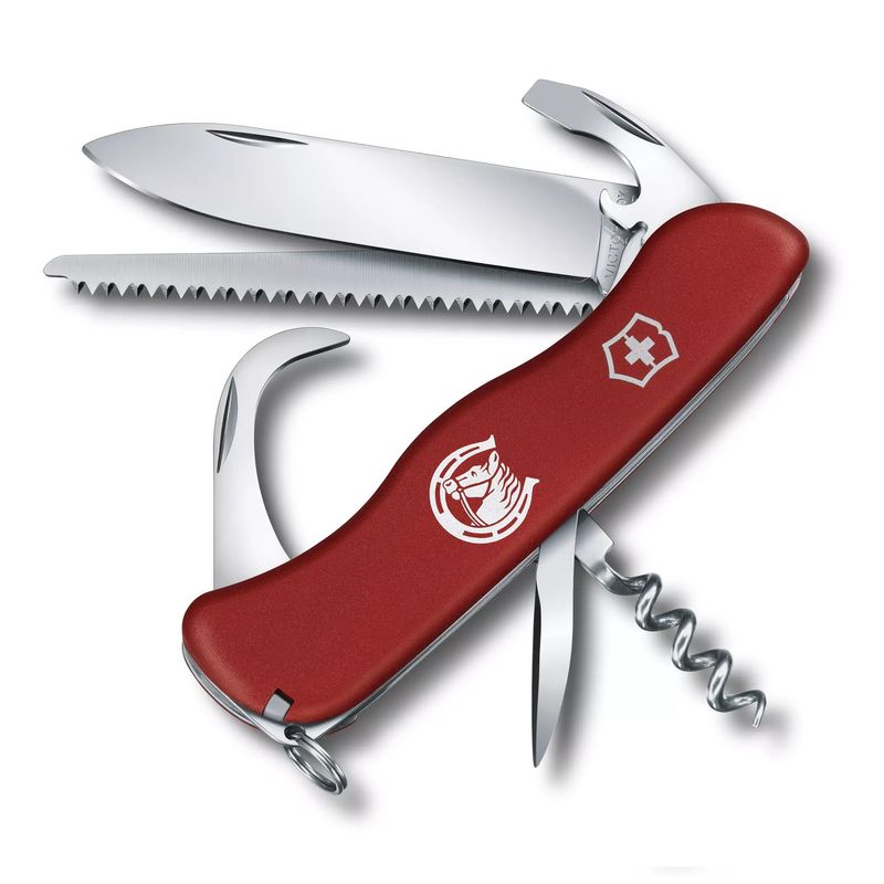 VICTORINOX - Navaja Victorinox Equestrian 111Mm,12 Funciones Color Rojo