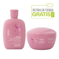 ALFAPARF Kit Shampoo+ Mascarilla Nutrición Semi di lino