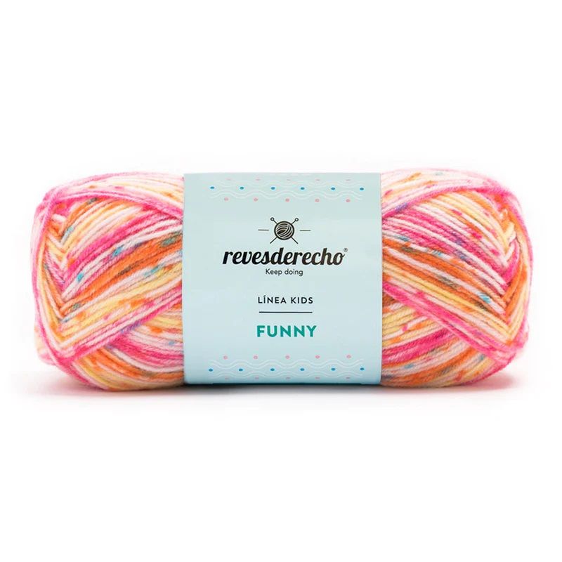 REVESDERECHO - Lana Funny 100grs - Rosado 0002