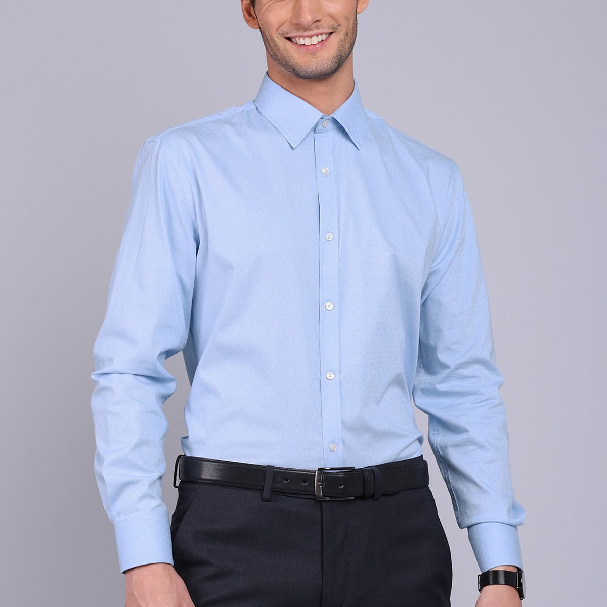 ARROW - Camisa Formal Texturada Spandex Arrow ARROW