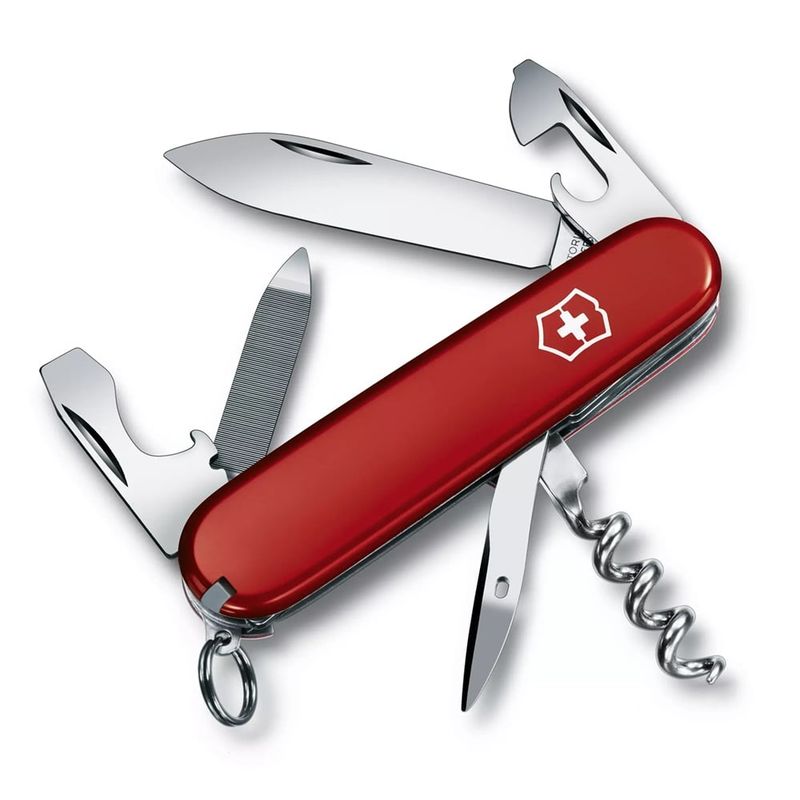 VICTORINOX - Navaja Victorinox Sportsman 84mm 13 Funciones Roja