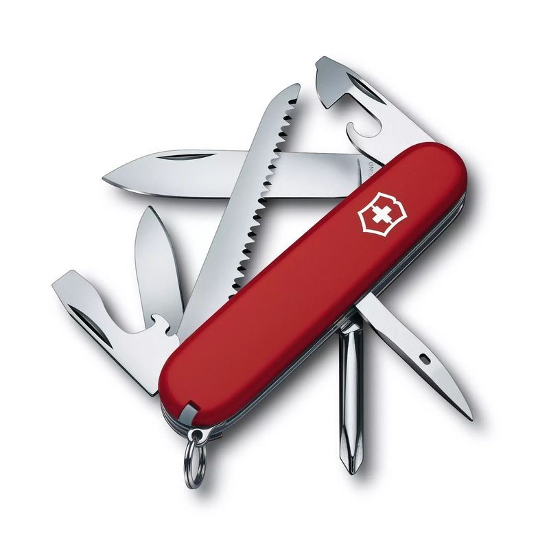 VICTORINOX - Navaja Victorinox Hiker 91mm 13 Funciones Roja Mod: 1.4613