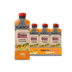 SUEROX - Pack 6 Unidades Naranja 6X1 L