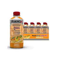 SUEROX - Pack 12 Unidades Naranja 12X630 Ml