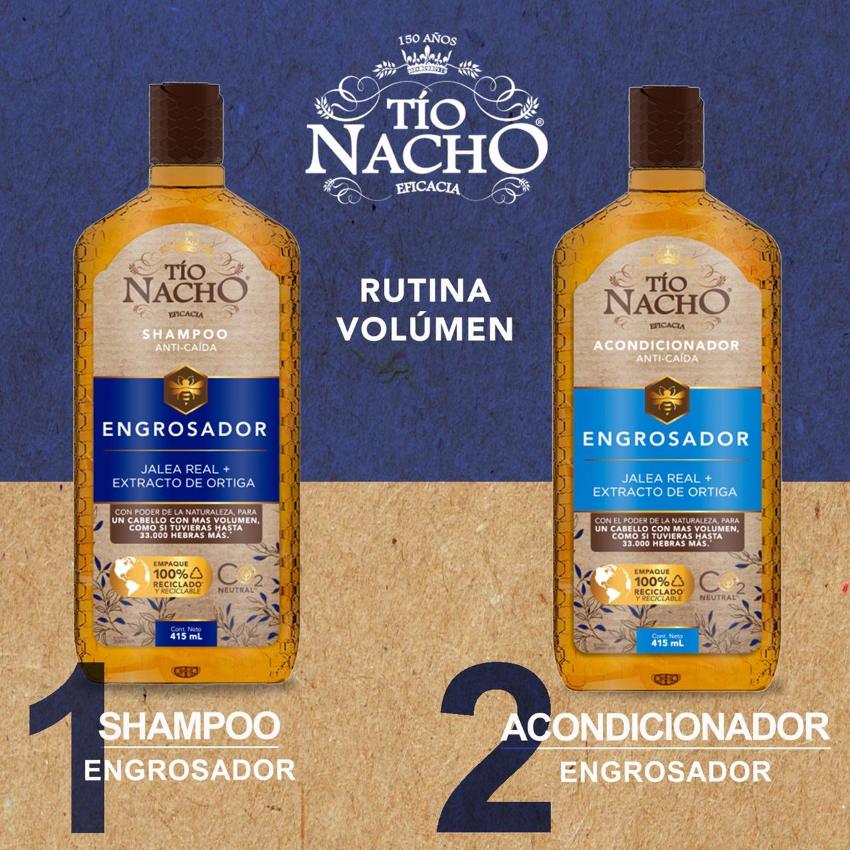 TIO NACHO - Tío Nacho Shampoo Engrosador 950 Ml