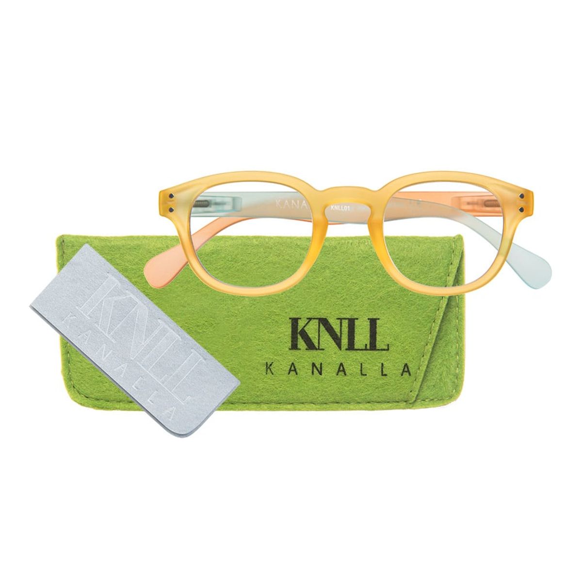 KANALLA - Pack 2 Lentes Descanso Filtro Luz Azul y UV mod Folie Amarillo/ Rojo