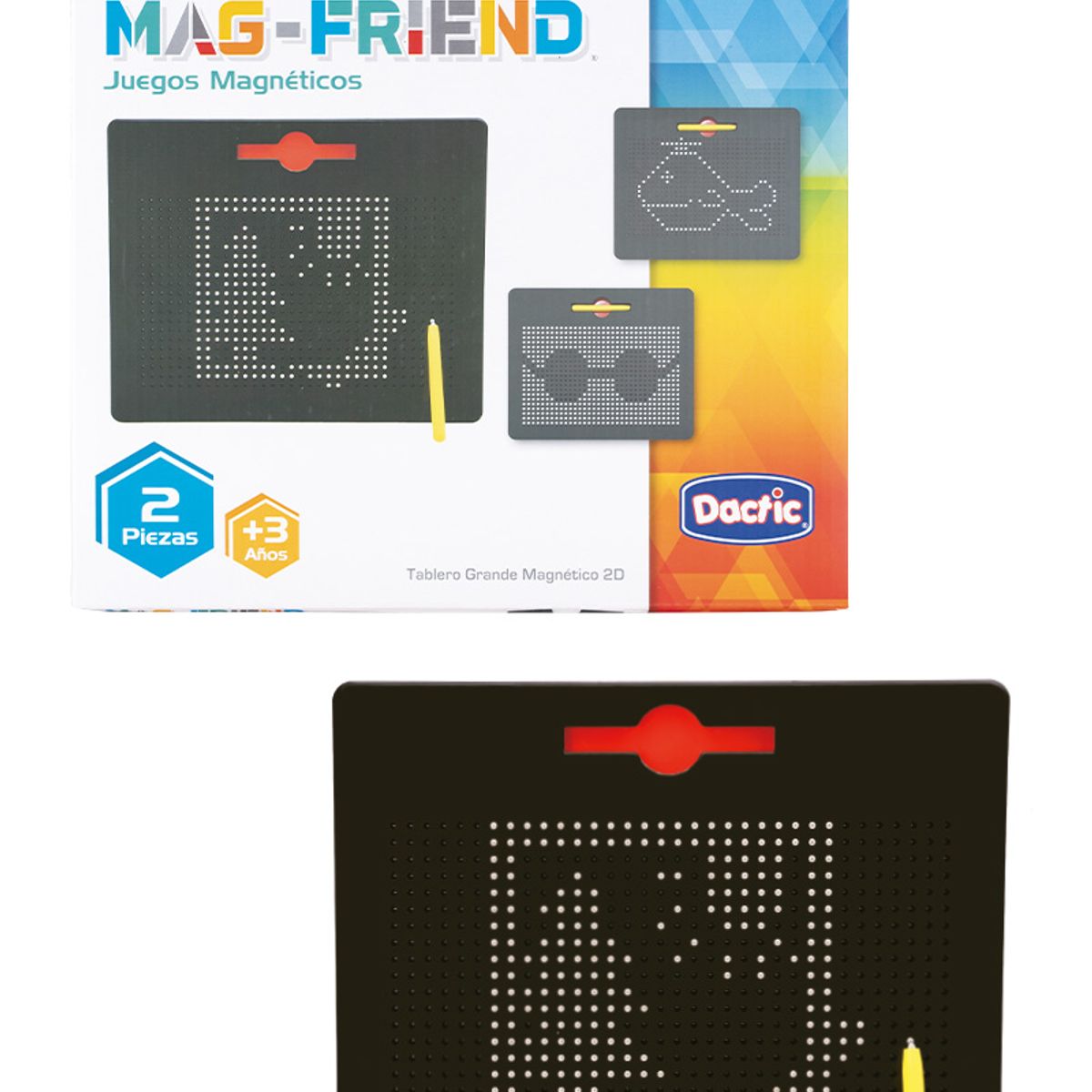 DACTIC - TABLERO GRANDE MAGNÉTICO 2D
