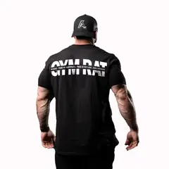 KUSSI COLLECTION - Polera basic Gym Rat Edicion Limitada Black