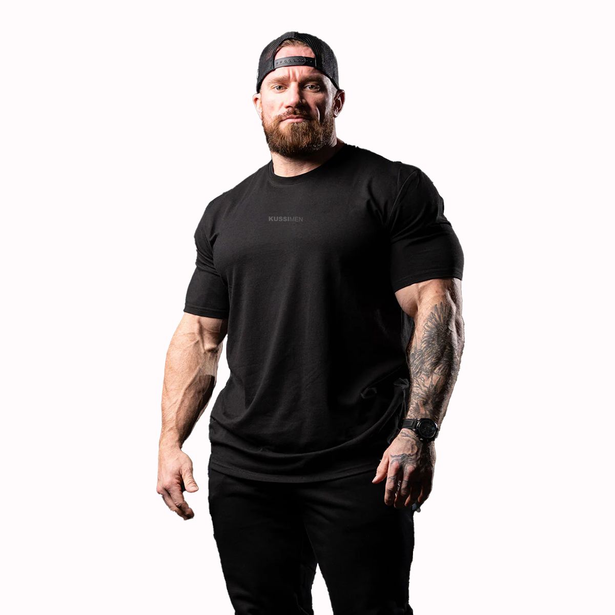 KUSSI COLLECTION - Polera basic Gym Rat  Edicion Limitada Black