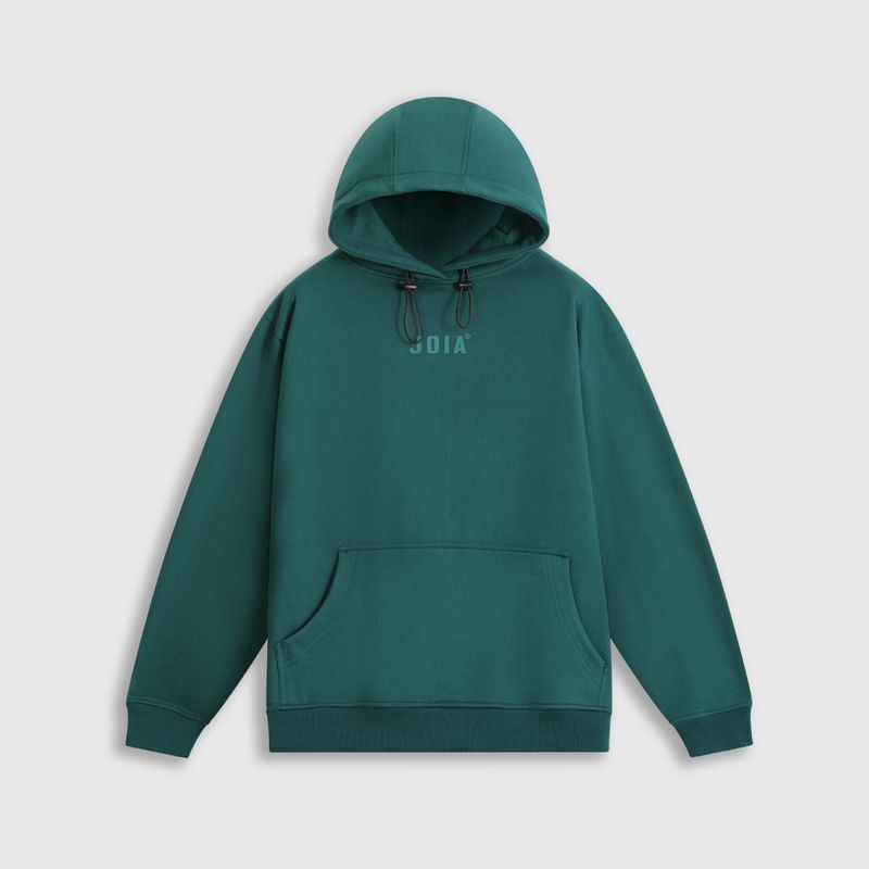 JOIA - Polerón Capucha Canguro Hoodie Centro Verde Unisex JOIA