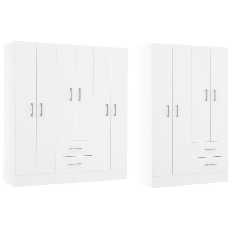 RIMEIS LTDA - Combo closet 6 puertas + closet 4 puertas R-301302.