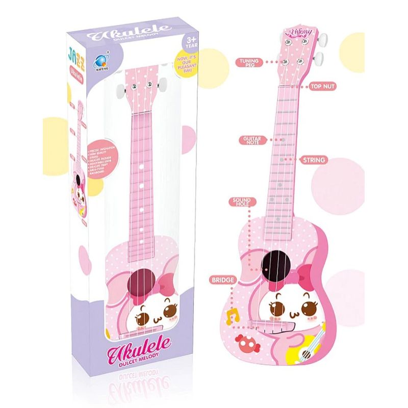 OEM - GUITARRA MUSICAL ROSADA
