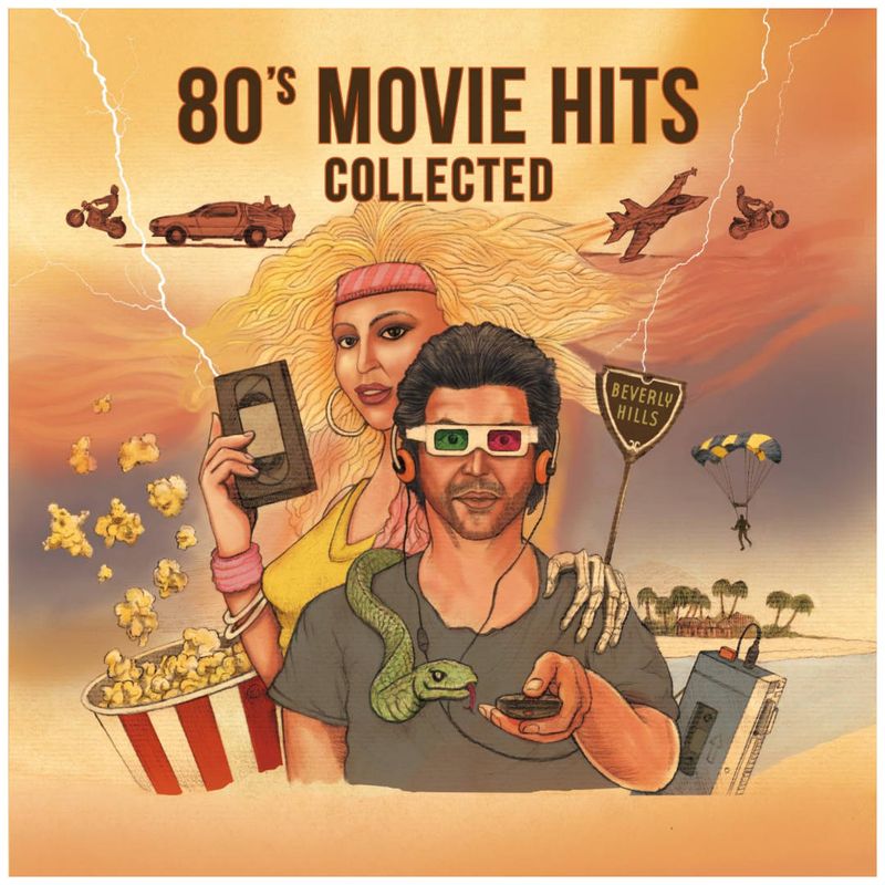 HITWAY MUSIC - 80S MOVIE HITS-COLLECTED2LPBLUE & GOLD VINYL-VINILO