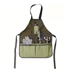 ATURE - Delantal Pechera Jardinería Taller Tela Oxford Impermeable