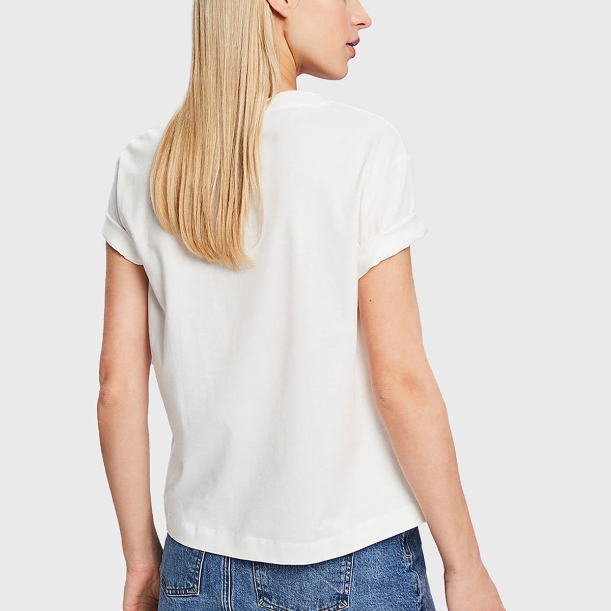 ESPRIT - Polera Estampada De Algodón Mujer Esprit ESPRIT