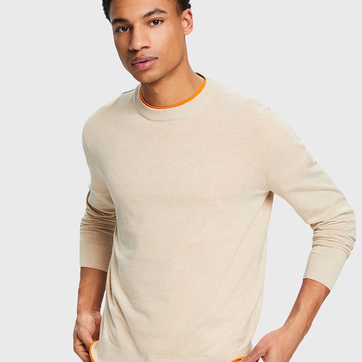 ESPRIT - Sweater De Cuello Redondo Hombre Esprit ESPRIT