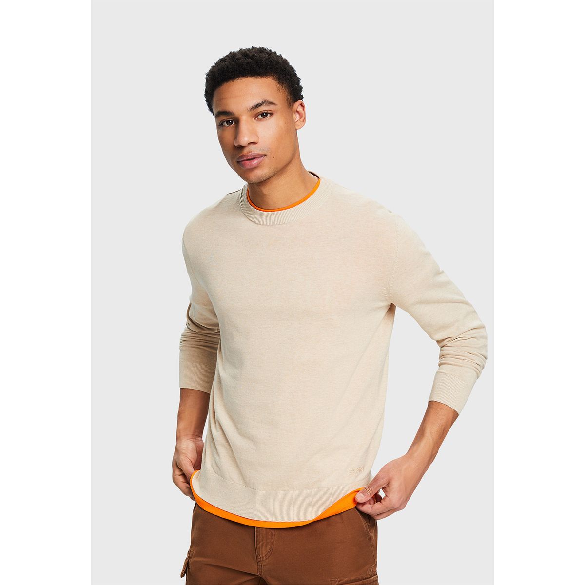 ESPRIT - Sweater De Cuello Redondo Hombre Esprit ESPRIT