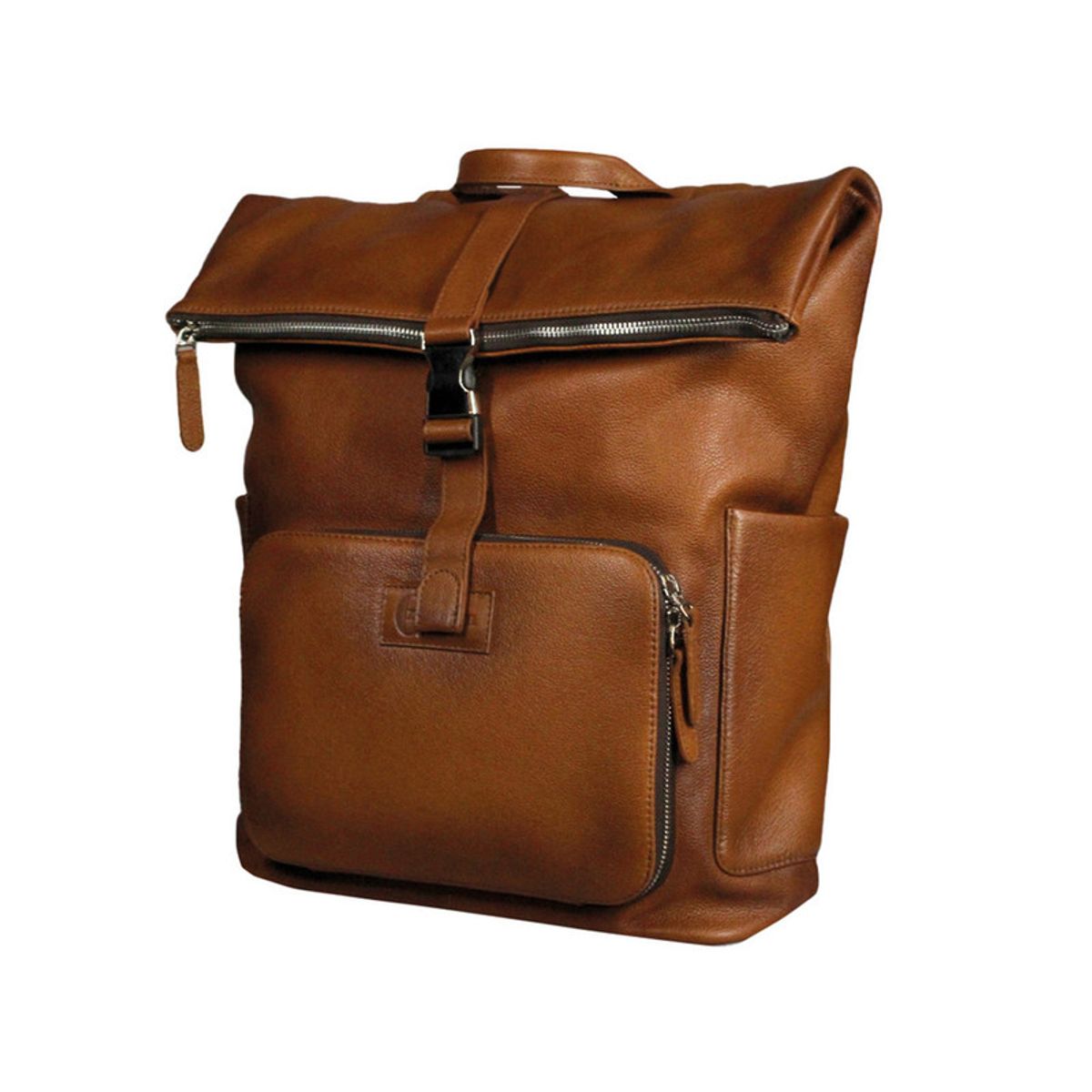 CRAFTMEN - Mochila 100% cuero natural Belfast color Brandy