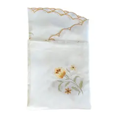 ELIZABETH PEPER - Mantel para Mesa de Tela Circular Organza Blanco 180 cm