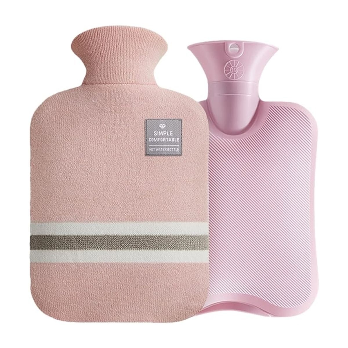 ATURE - Guatero Calentador Invierno 1 Litro Con Funda De Franela