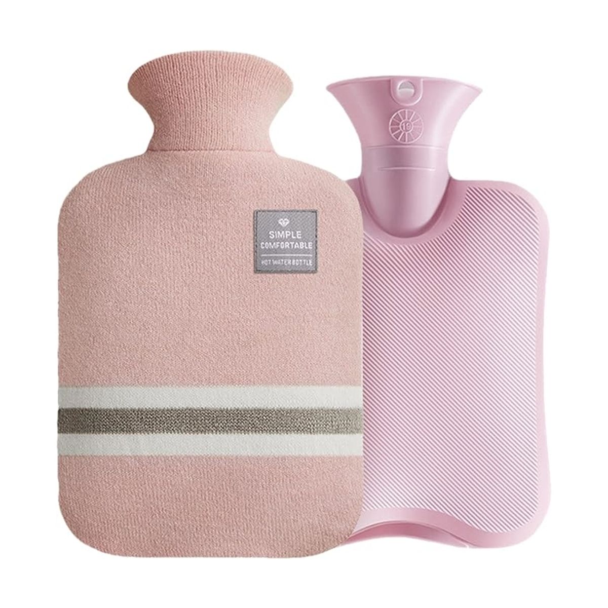 ATURE - Guatero Calentador Invierno 1 Litro Con Funda De Franela