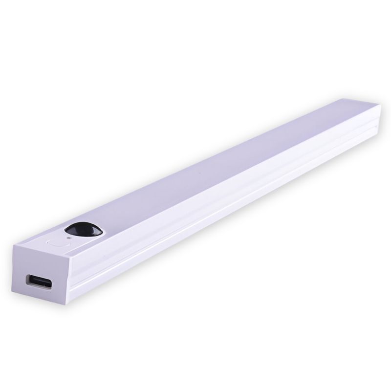 OEM - Barra LED Closet y Cocina + Sensor PIR Recargable USB-C D05 - Blanco