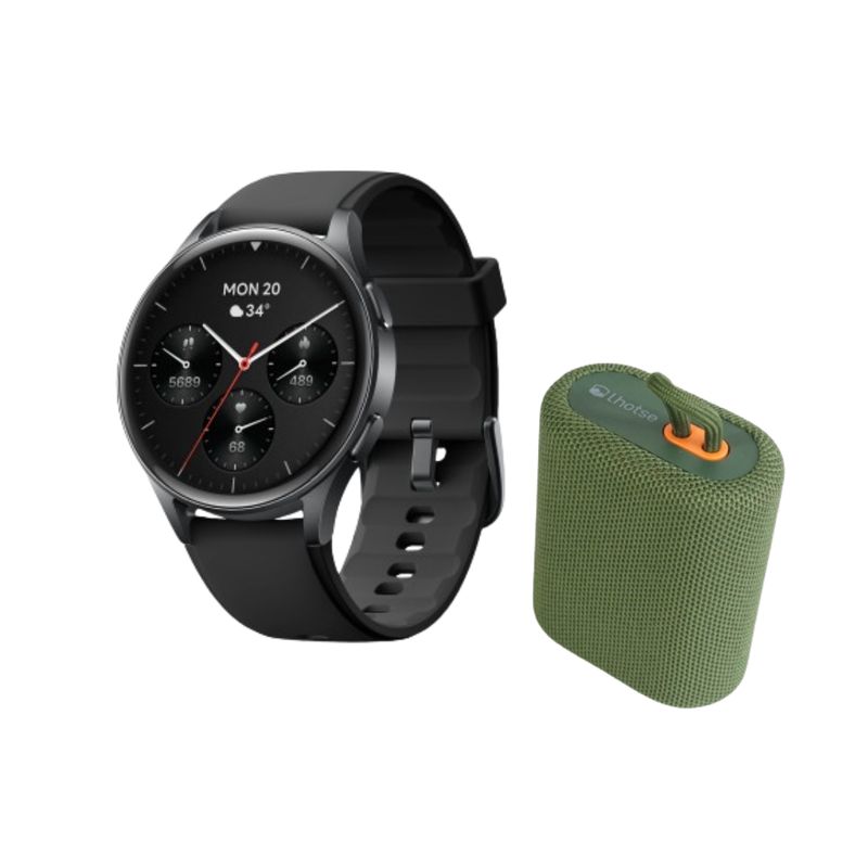 LHOTSE - Pack Smartwatch Lhotse Vibe 05 Black + Parlante Verde