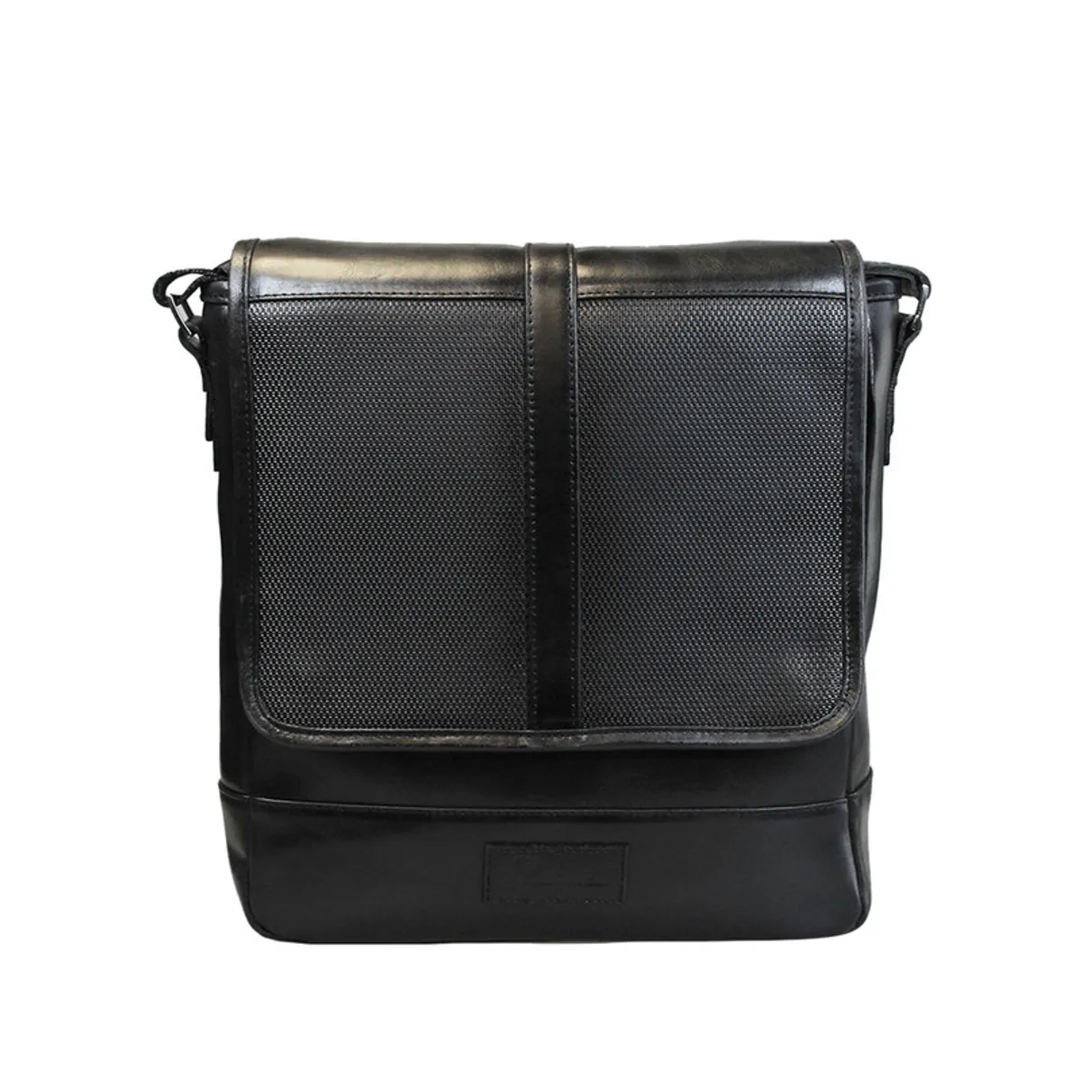 CRAFTMEN - Morral 100% Cuero Genuino Liuto Negro