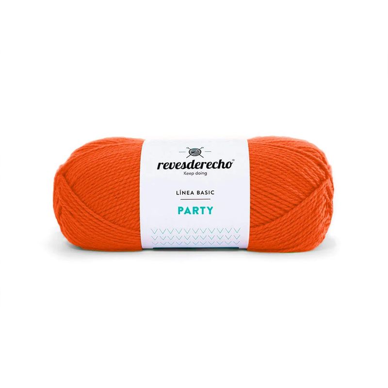 REVESDERECHO - Lana Party 100grs - Naranja 0106