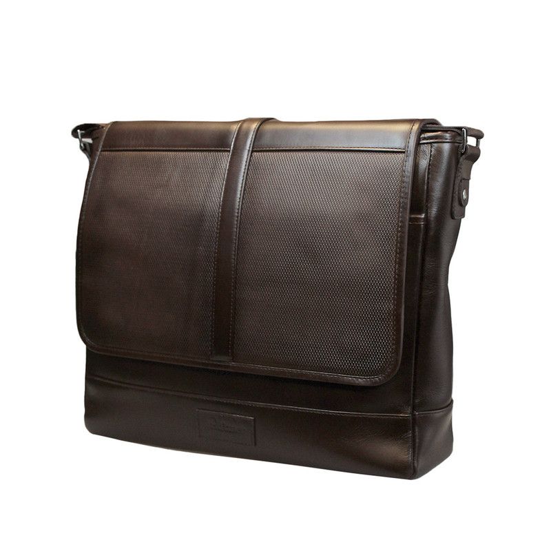 CRAFTMEN - Morral 100% Cuero Genuino Liuton Café