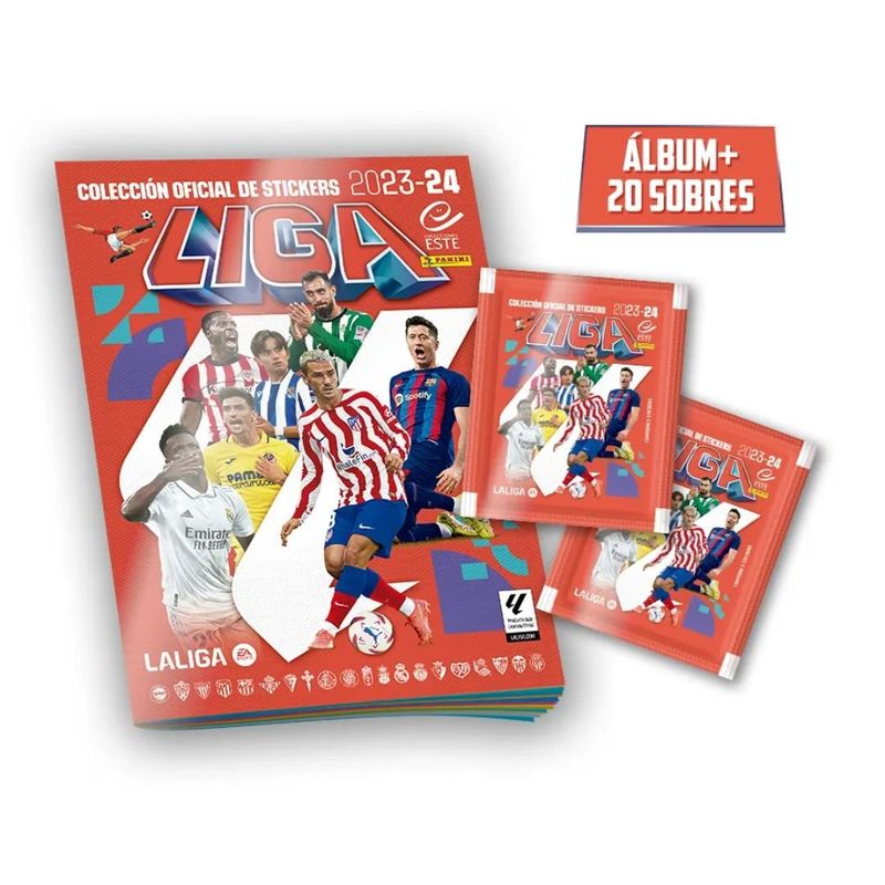 PANINI CHILE - Pack Álbum + 20 Sobres La Liga Española 2023 - 2024