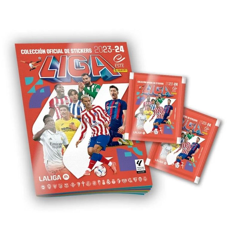 PANINI - Pack Álbum + 40 Sobres La Liga Española 2023 - 2024