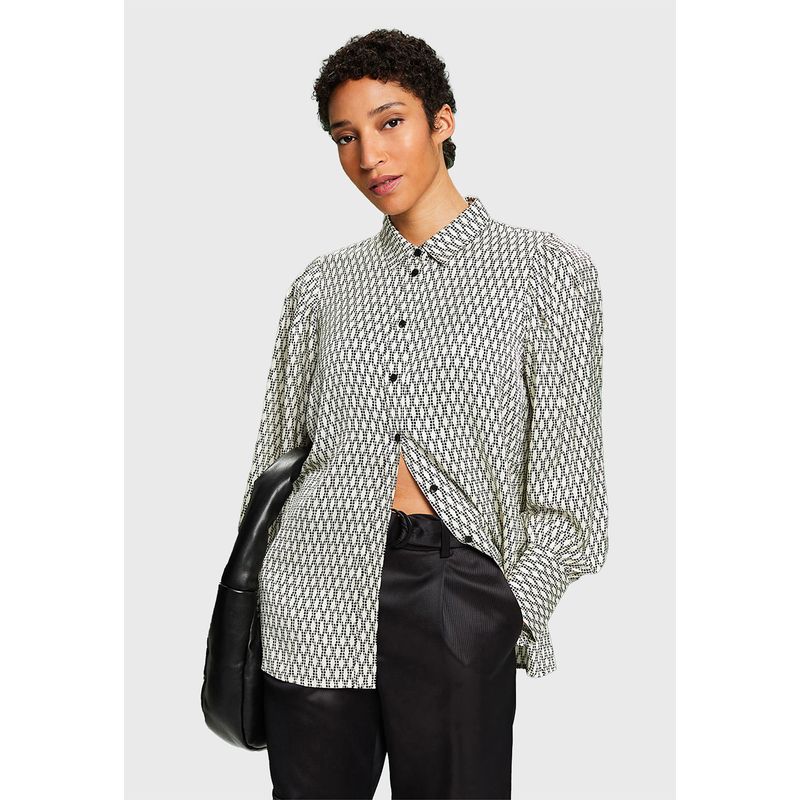 ESPRIT - Blusa Camisera Estampada Mujer Esprit ESPRIT