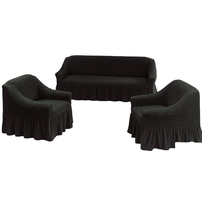ANGELES DEL HOGAR - Fundas Para Sofa Cubresillones Turcos 3 cuerpos +1+1