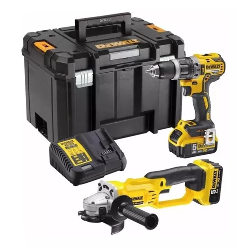 DEWALT - Kit Taladro + Esmeril Dewalt DCK209P2T 20v