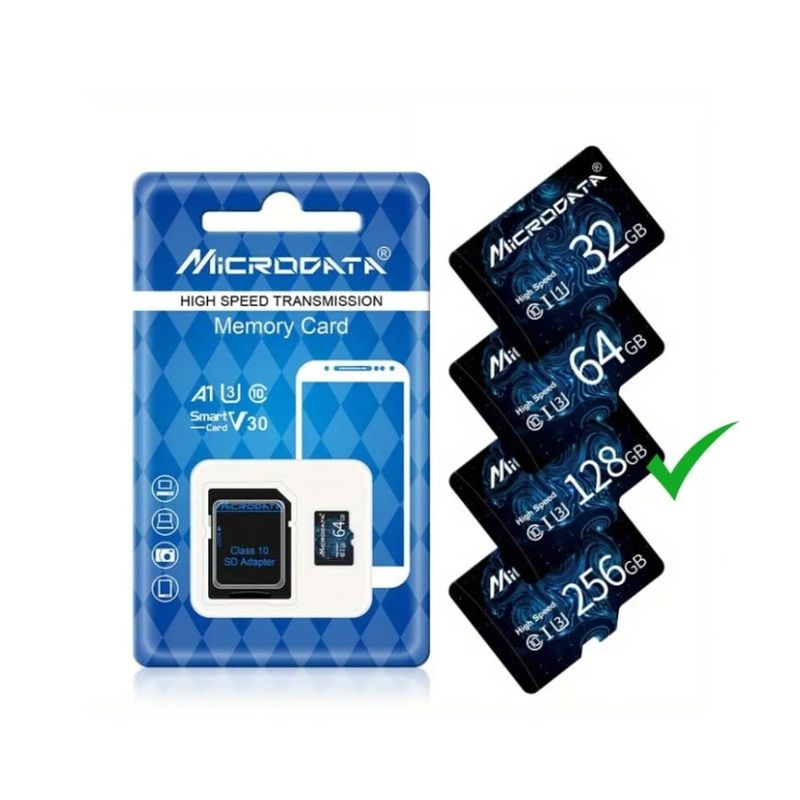GENERICO - Tarjeta Memoria Micro SD 128Gb 40-80 MB/S Clase 10 + adaptador