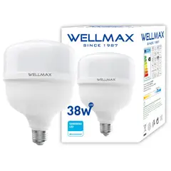 OEM - Ampolleta LED Wellmax 38W High Power Professional Line T115 - Blanco