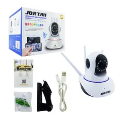 OEM - CAMARA VIGILANCIA IP 11 LED WIFI JORTAN 3 ANTENAS APP YOOSE 2 MILLONES PIXELES