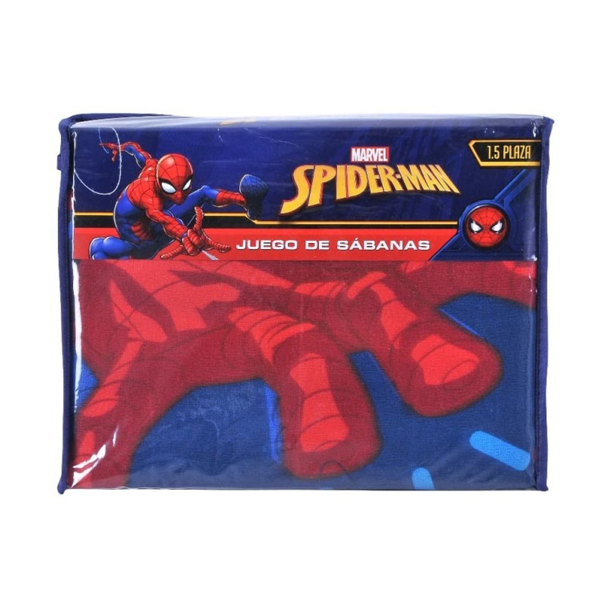 MASHINI - Juego de Sábanas Infantiles Microfibra 1.5 Plazas Spider Man