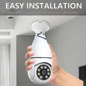 GENERICO - Camara de seguridad inteligente WIFI IP 360 grados soquete E27