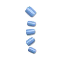 KISS BY IMSIBEAUTY - UÑAS IMPRESS COLOR - BABY WHAY SO BLUE