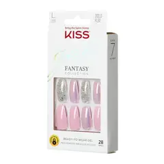 KISS BY IMSIBEAUTY - UÑAS KISS GLAM FANTASY - TORNASOL PINK