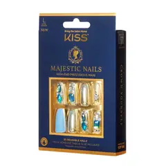 KISS BY IMSIBEAUTY - UÑAS KISS MAJESTIC - BLUE DIAMOND