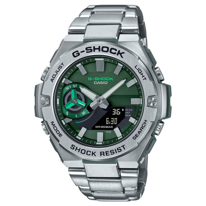 CASIO - Reloj G-Shock GST-B500AD-3ADR plateado hombre