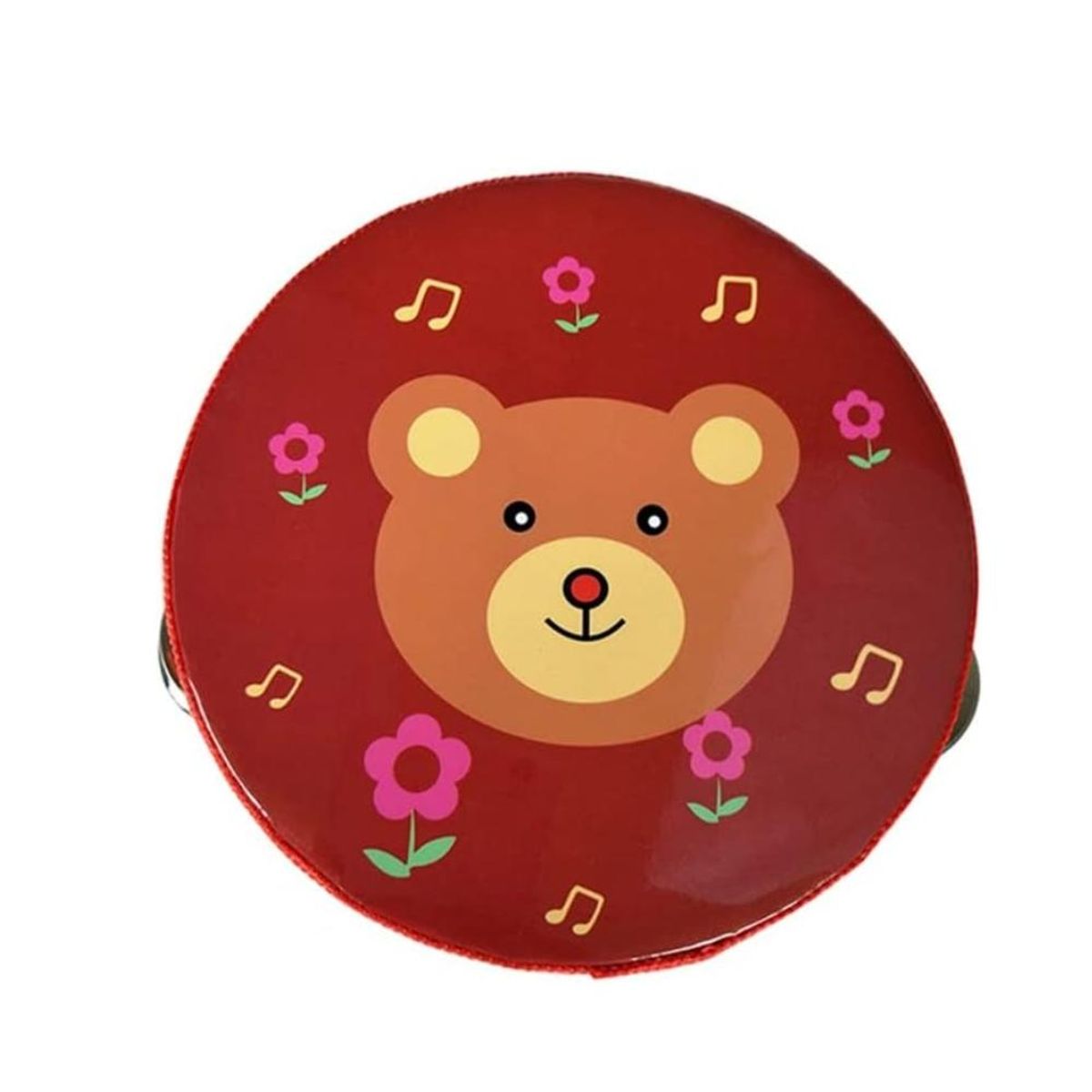 ARTIDIX - Pandero musical infantil diseño de oso PB-C8
