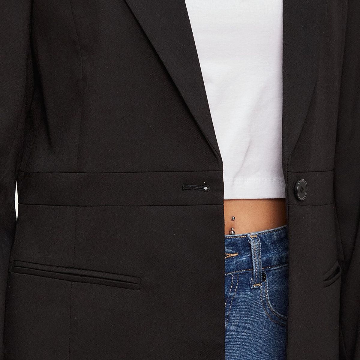 IO - Blazer Negro Mujer Io