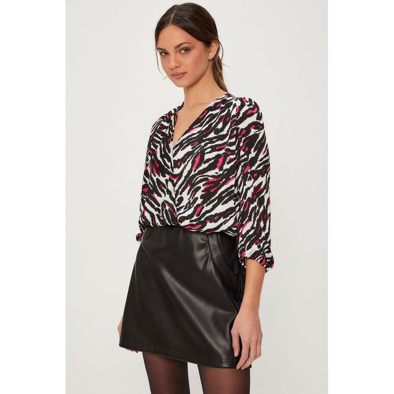 IO - Blusa Manga Larga Crudo Mujer Io