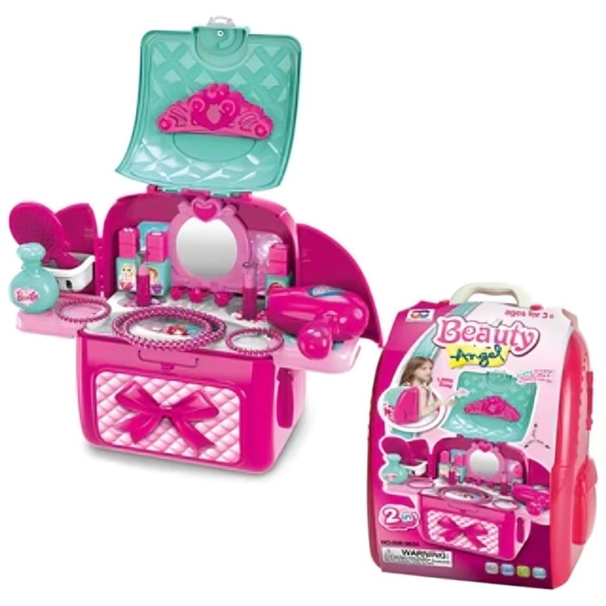 OEM - MOCHILA CON ACCESORIOS BELLEZA